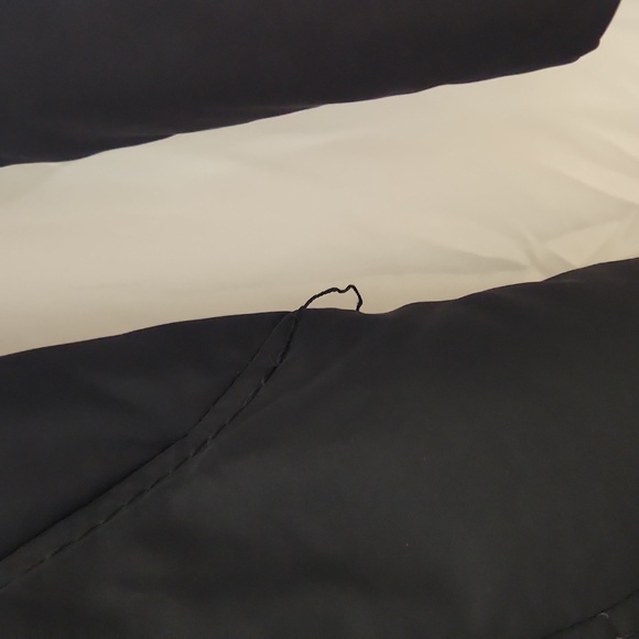 Via Spiga Womens Black Fur Down Insulated Coat Size Small - Picture 7 of 12